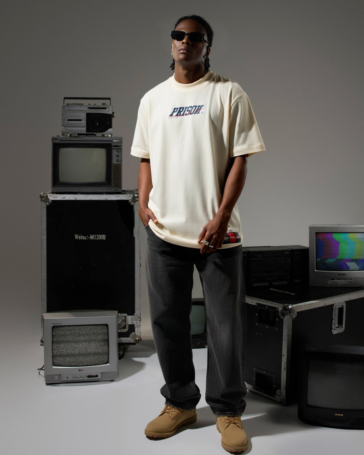 Camiseta boxe oversized off white - Prison®Camiseta