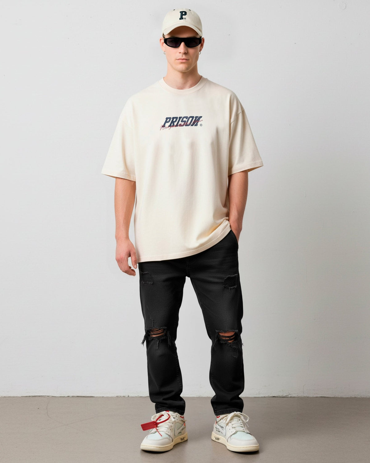Camiseta boxe oversized off white - Prison®Camiseta