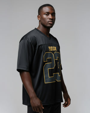 Camiseta futebol americano oversized preta