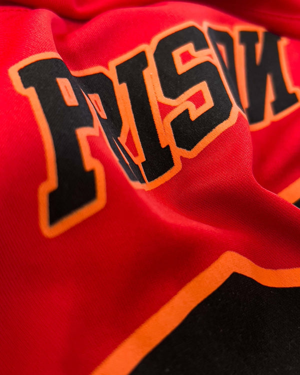 Camiseta futebol americano NY vermelha - Prison®Camiseta futebol americano