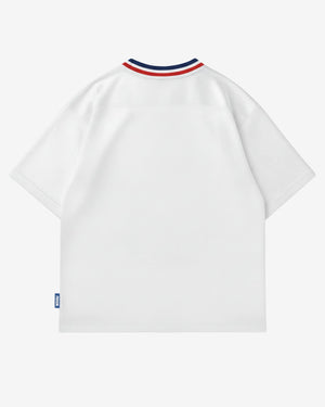 Camiseta futebol americano oversized branca - Prison®Camiseta futebol americano