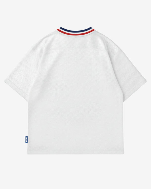 Camiseta futebol americano oversized branca - Prison®Camiseta futebol americano