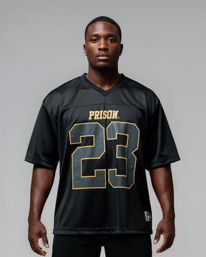 Camiseta futebol americano oversized preta