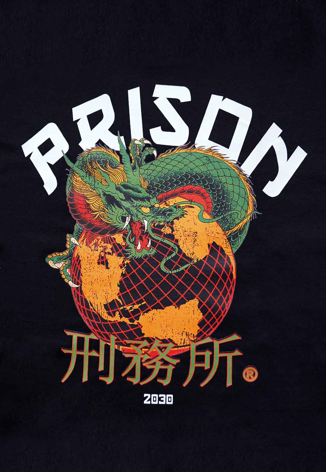 Camiseta Global Dragon Preta - Prison®Camiseta