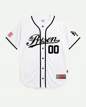 Camisa de Baseball NY Prison Branca 00