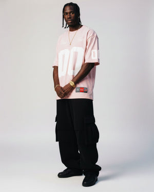 Camiseta Jersey Oversized PRISON® Feed the Fam rosa - Prison®Camiseta oversized