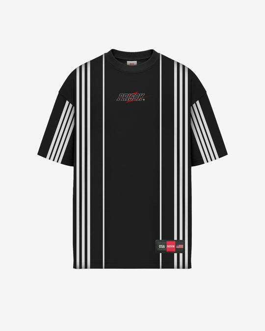 Camiseta listrada masculina preta - Prison®Camiseta