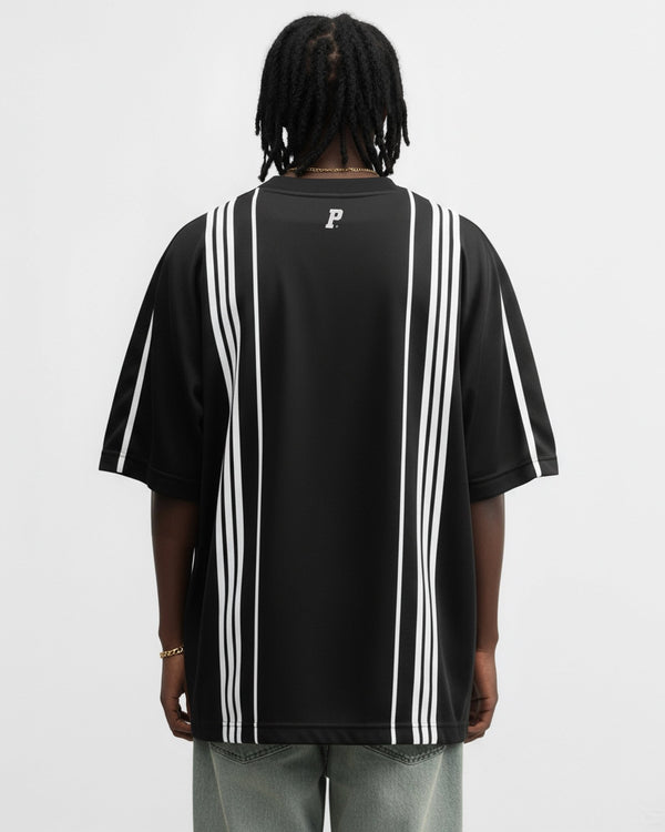 Camiseta listrada masculina preta - Prison®Camiseta