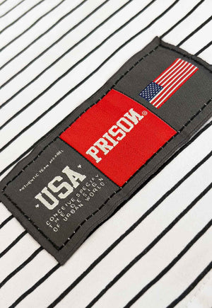 Camiseta Listrada Over Branca - Prison®Camiseta