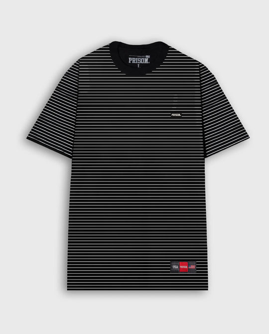 Camiseta Listrada Street Preta
