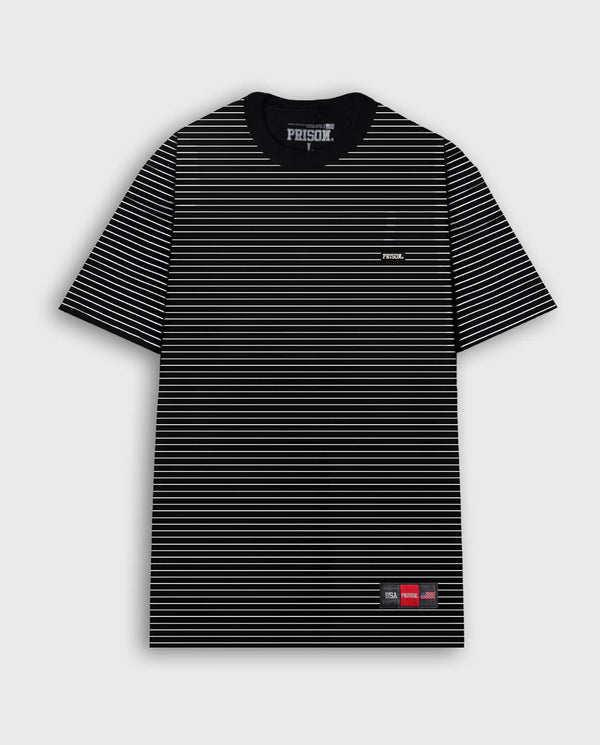 Black Striped Oversized T-Shirt