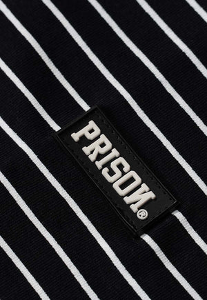 Camiseta Listrada Over Preta - Prison®Camiseta