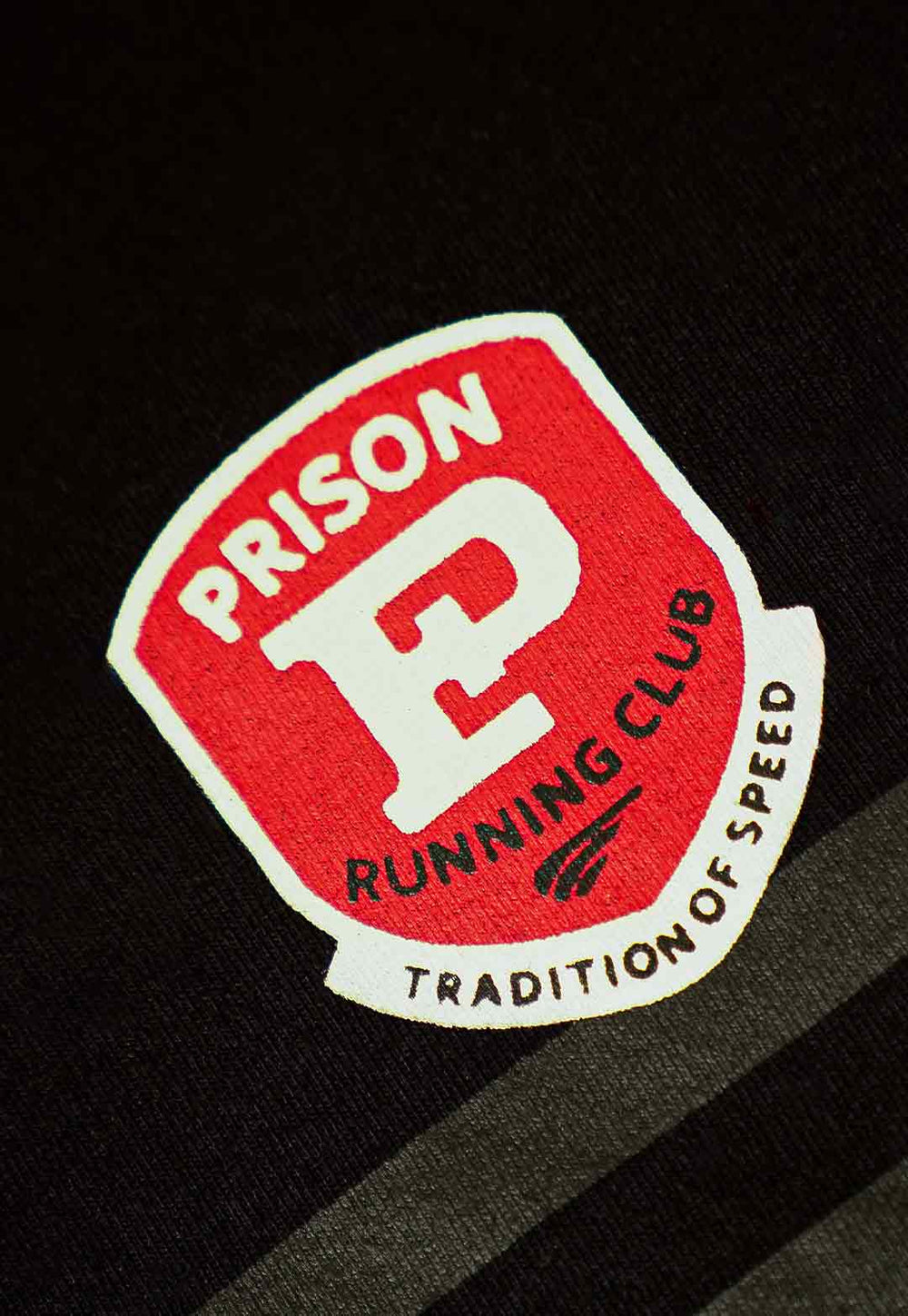 Camiseta Listrada Running Club Preta