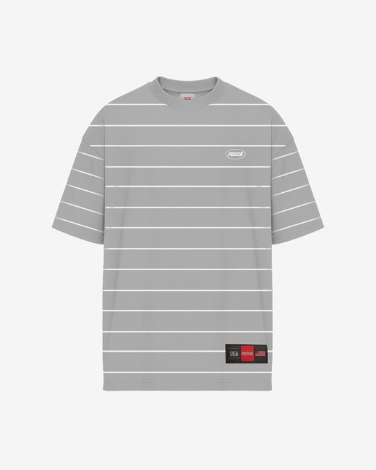 Camiseta listrada streetwear Grey lines - Prison®Camiseta listrada