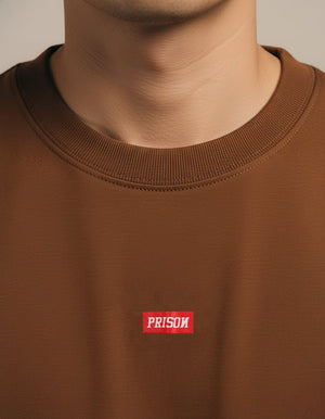 Camiseta Logo Box Marrom - Prison®Camiseta