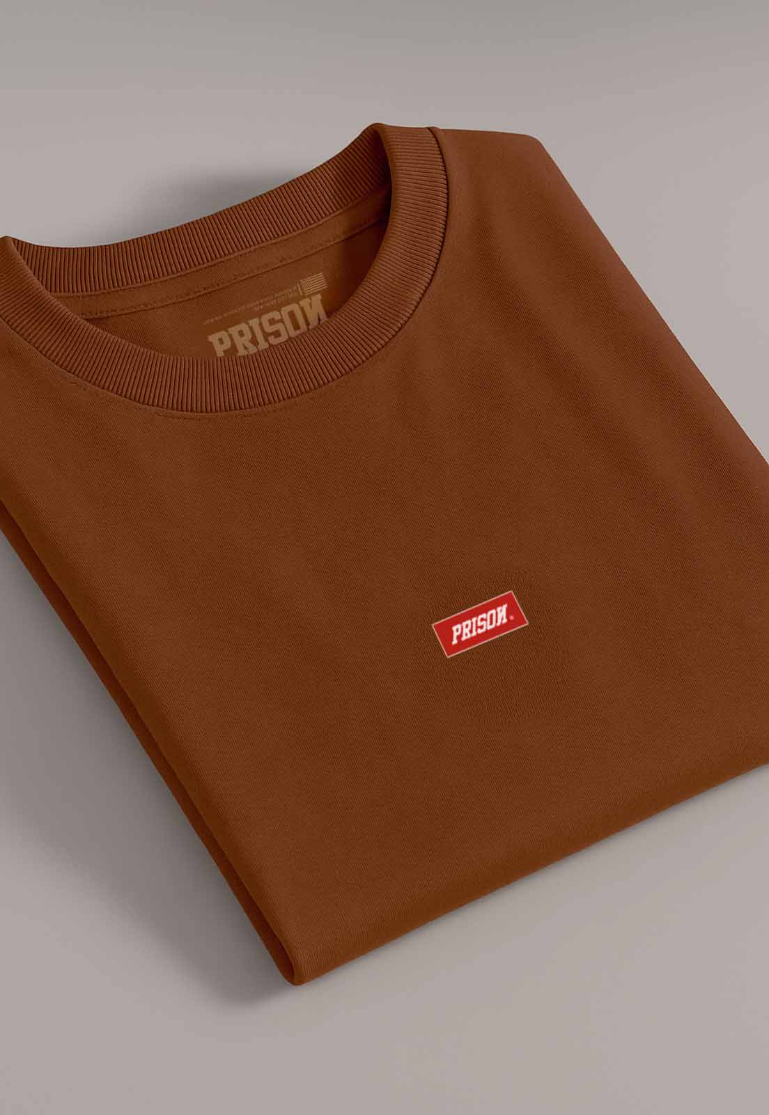 Camiseta Logo Box Marrom - Prison®Camiseta