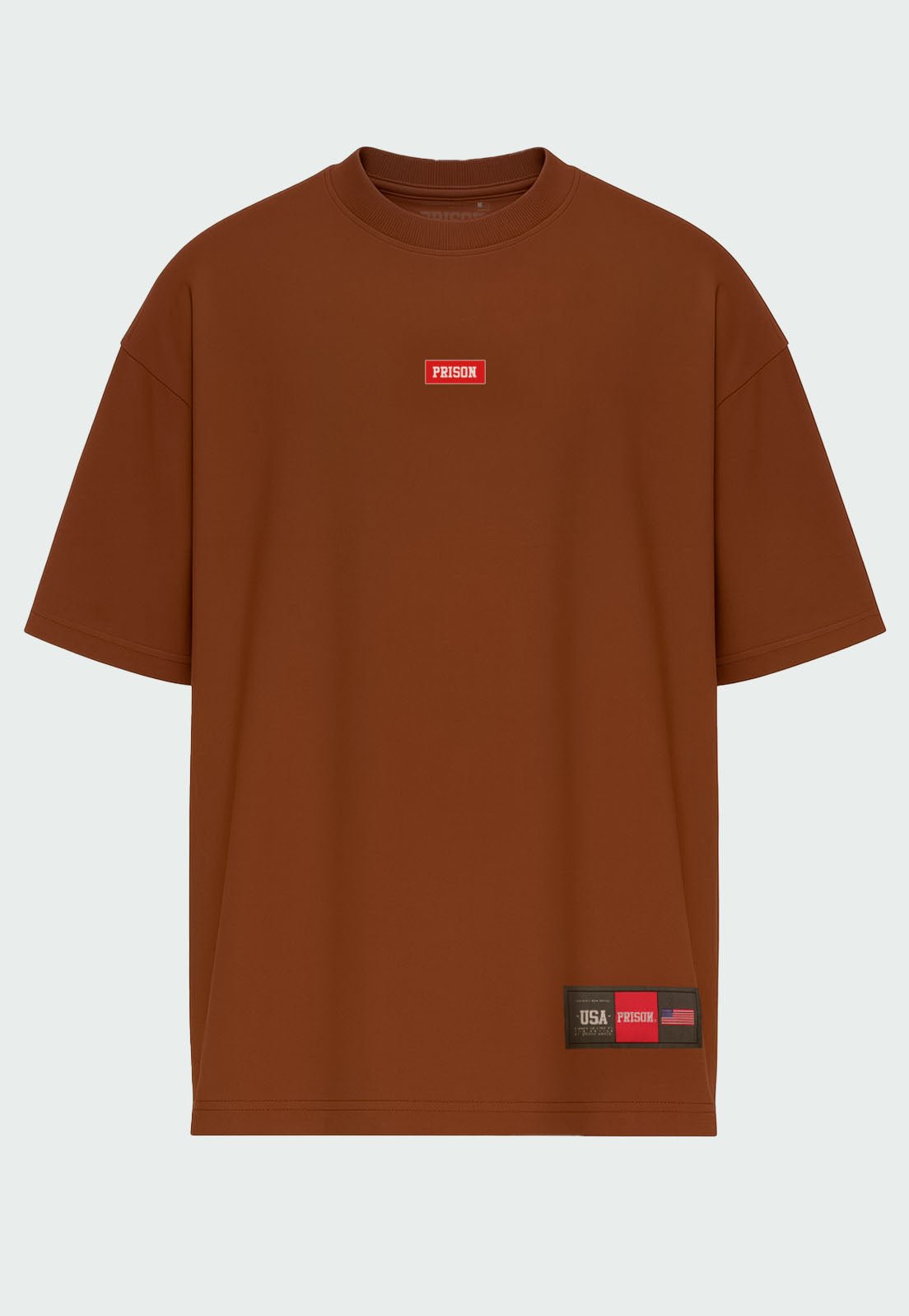 Camiseta Logo Box Marrom - Prison®Camiseta