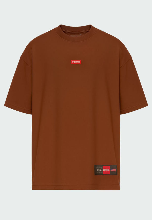 Camiseta Logo Box Marrom - Prison®Camiseta