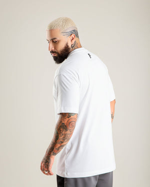 Camiseta Logo Phantom Red Branca - Prison®Camiseta