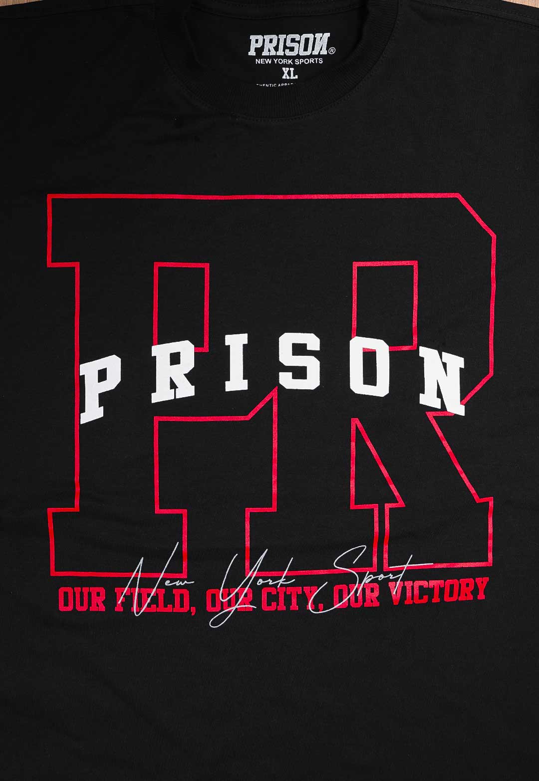 Camiseta Logo Sport Preta - Prison®Camiseta