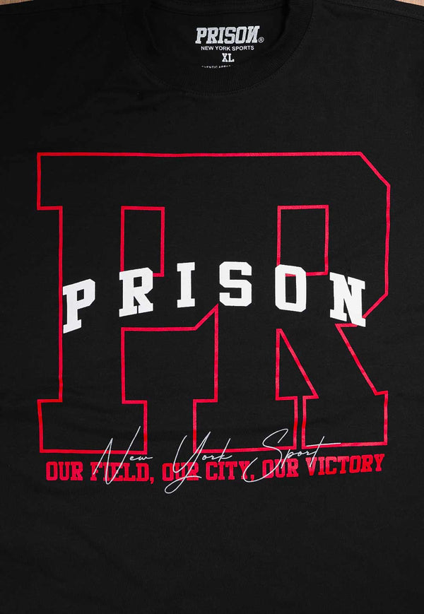 Camiseta Logo Sport Preta - Prison®Camiseta
