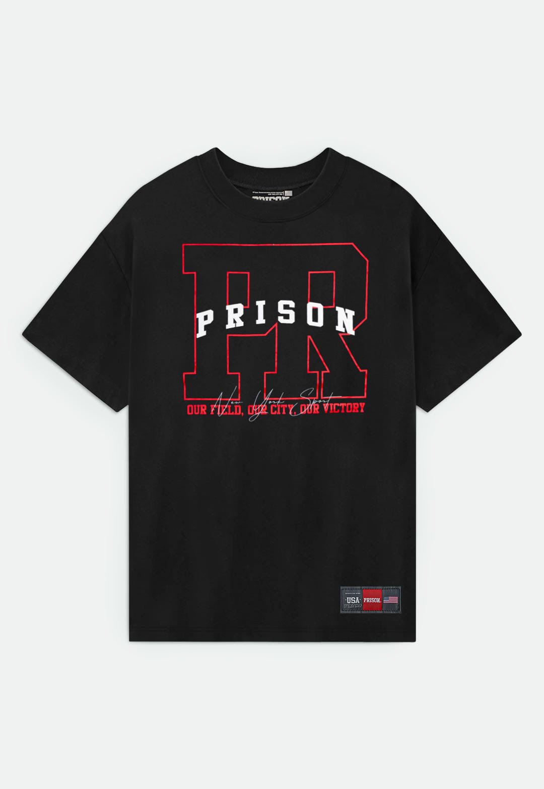 Camiseta Logo Sport Preta - Prison®Camiseta