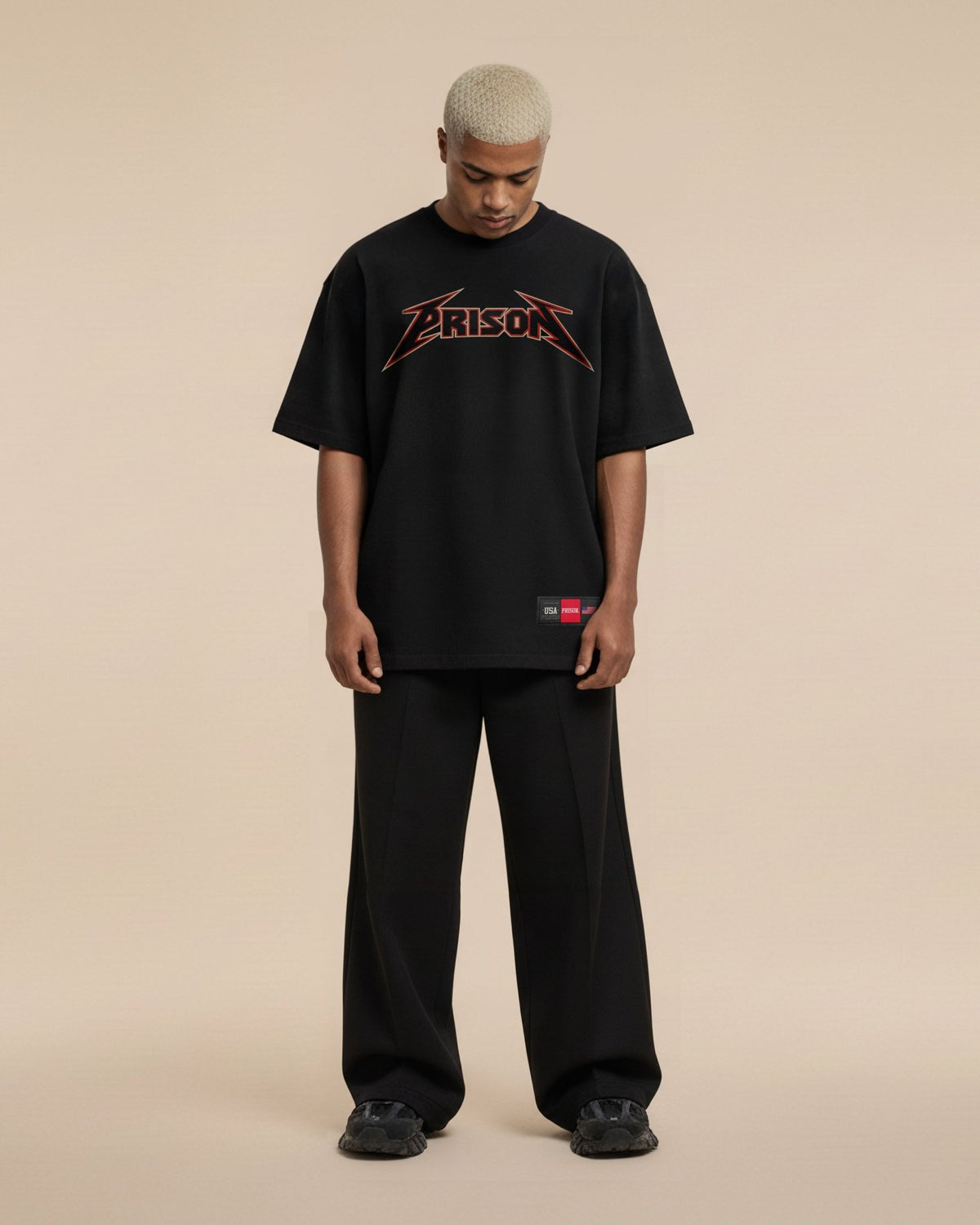 Camiseta metal rock preta - Prison®Camiseta