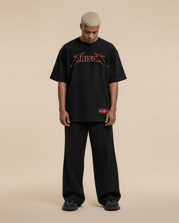 Camiseta metal rock preta - Prison®Camiseta