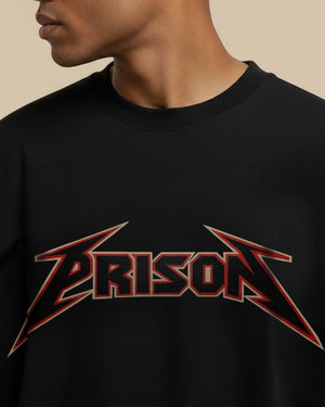 Camiseta metal rock preta - Prison®Camiseta