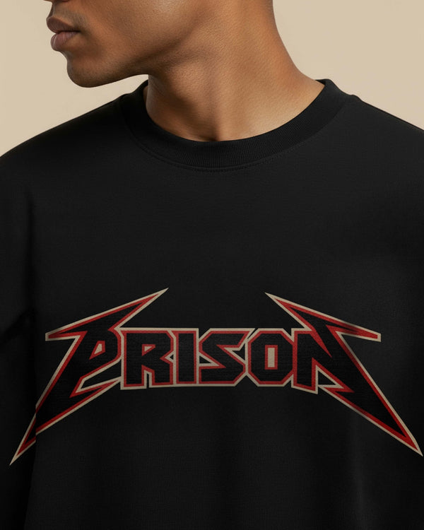 Camiseta metal rock preta - Prison®Camiseta
