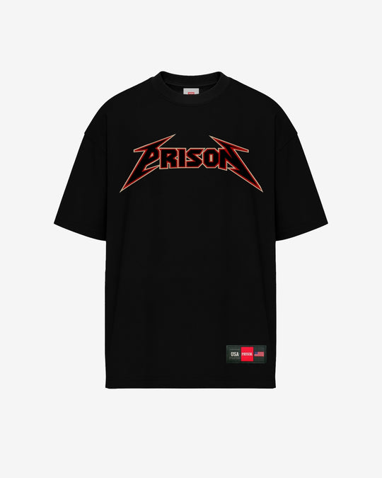 Camiseta metal rock preta - Prison®Camiseta