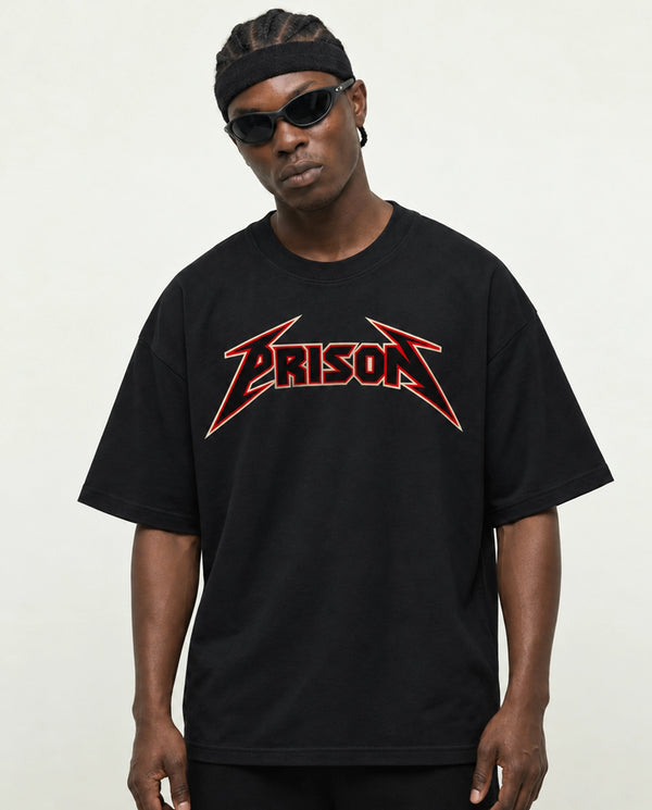 Black metal rock t-shirt