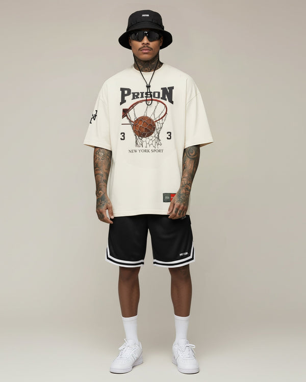 Camiseta oversized basketball hoop - Prison®Camiseta