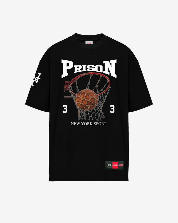 Camiseta oversized basketball hoop preta - Prison®Camiseta