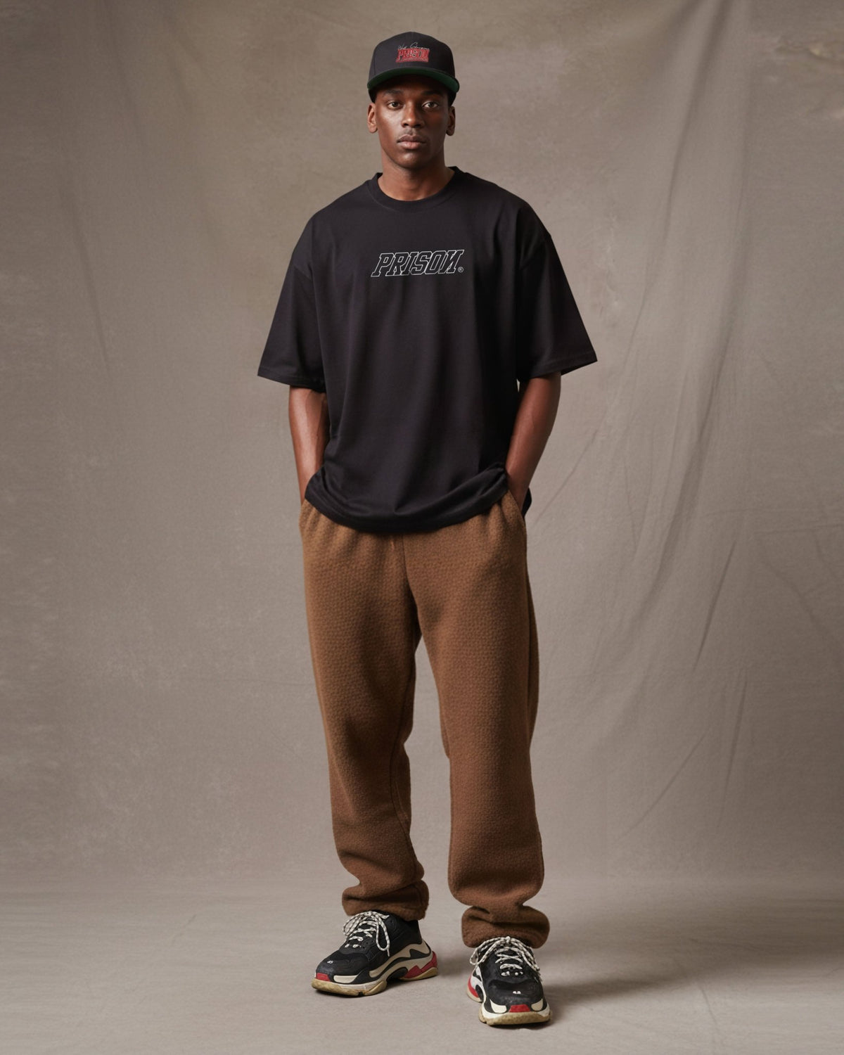 Camiseta oversized box logo icon - Prison®Camiseta