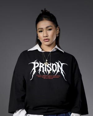 Camiseta oversized boxy core preta - Prison®Camiseta oversized