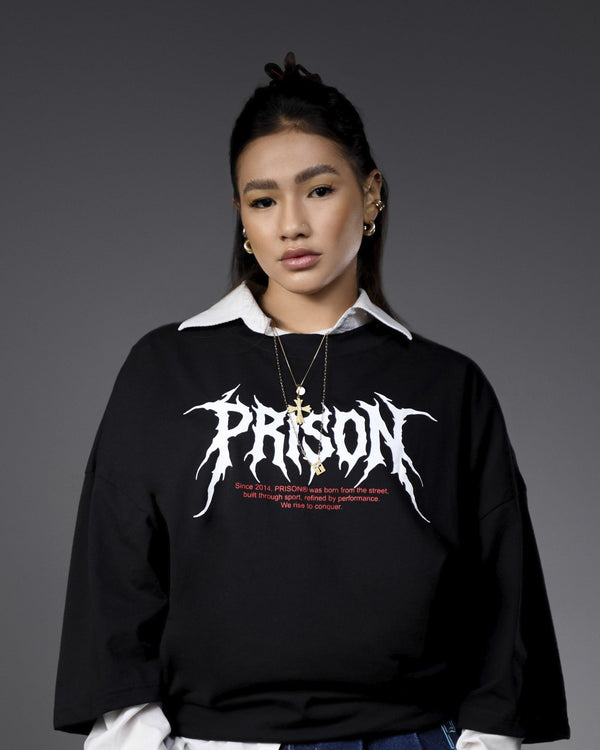 Camiseta oversized boxy core preta - Prison®Camiseta oversized