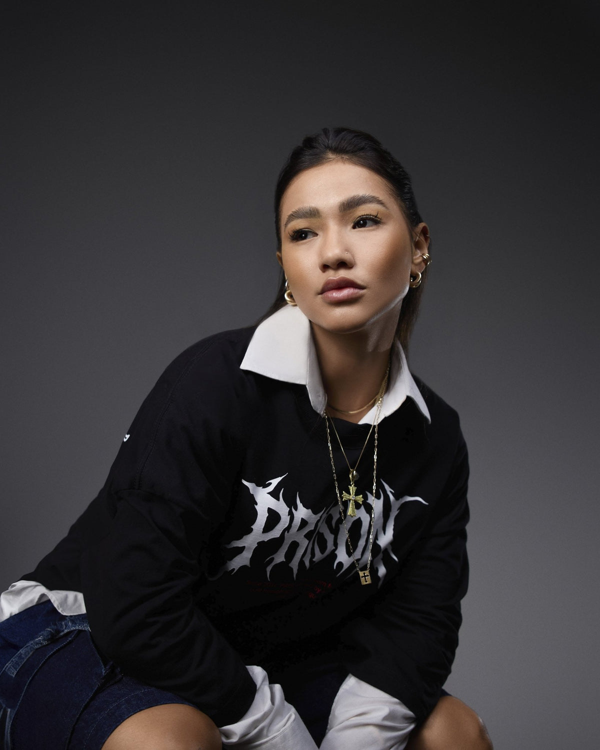 Camiseta oversized boxy core preta - Prison®Camiseta oversized