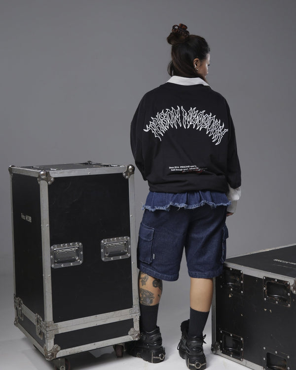 Camiseta oversized boxy core preta - Prison®Camiseta oversized