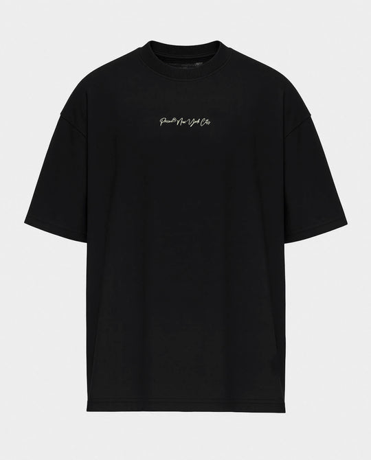Camiseta Oversized Essencial NYC Preta