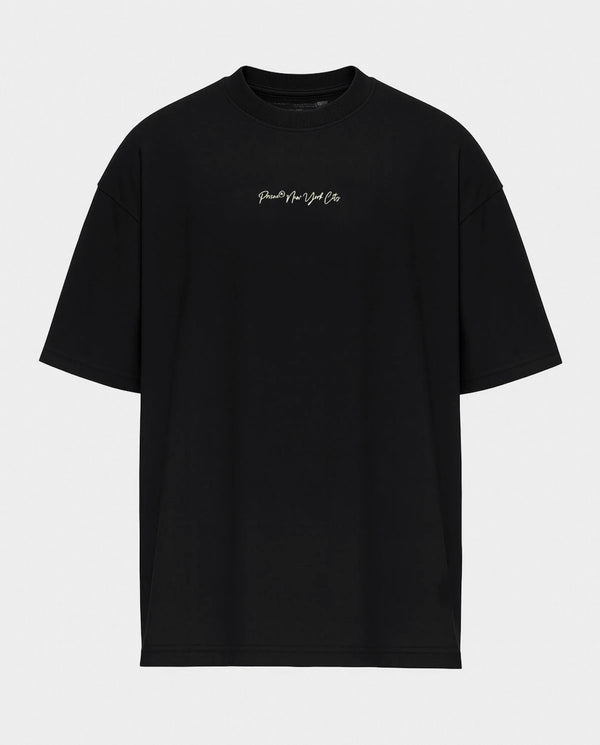 Camiseta Oversized Essencial NYC Preta