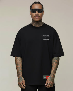 Camiseta oversized gothic metal preta - Prison®Camiseta