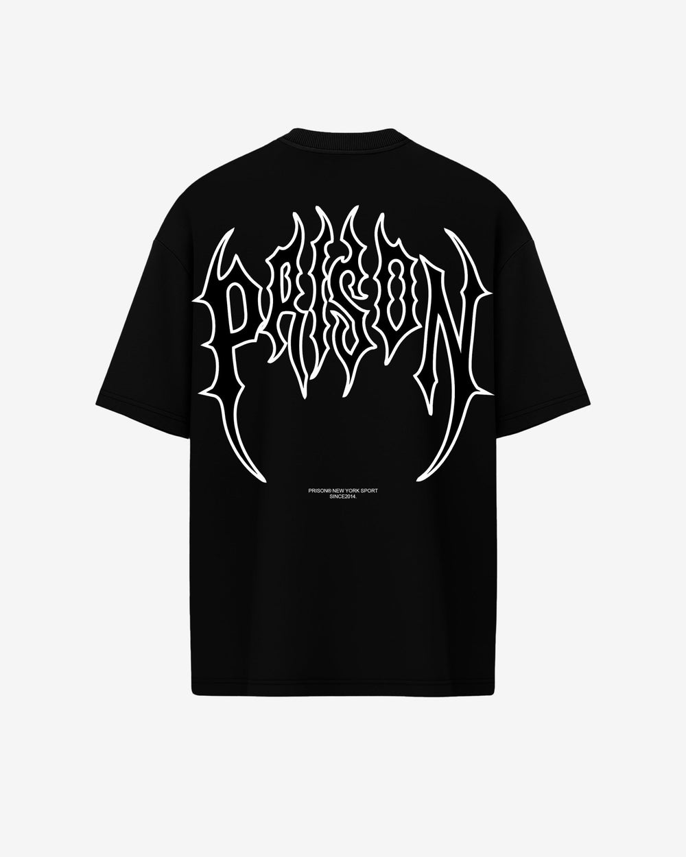 Costas da peça · Camiseta oversized Iron preta