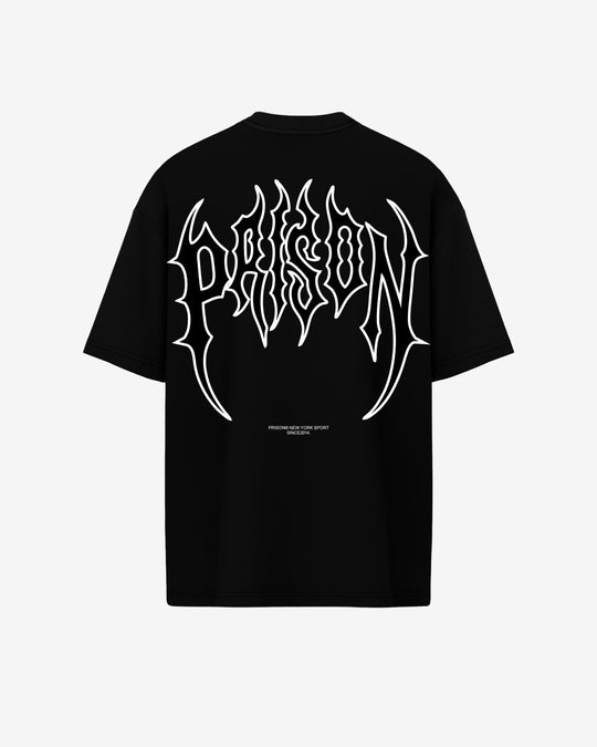 Camiseta oversized Iron preta - Prison®Camiseta