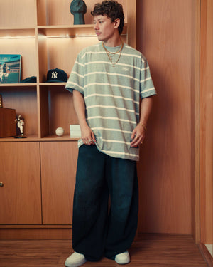 Camiseta listrada streetwear Grey lines