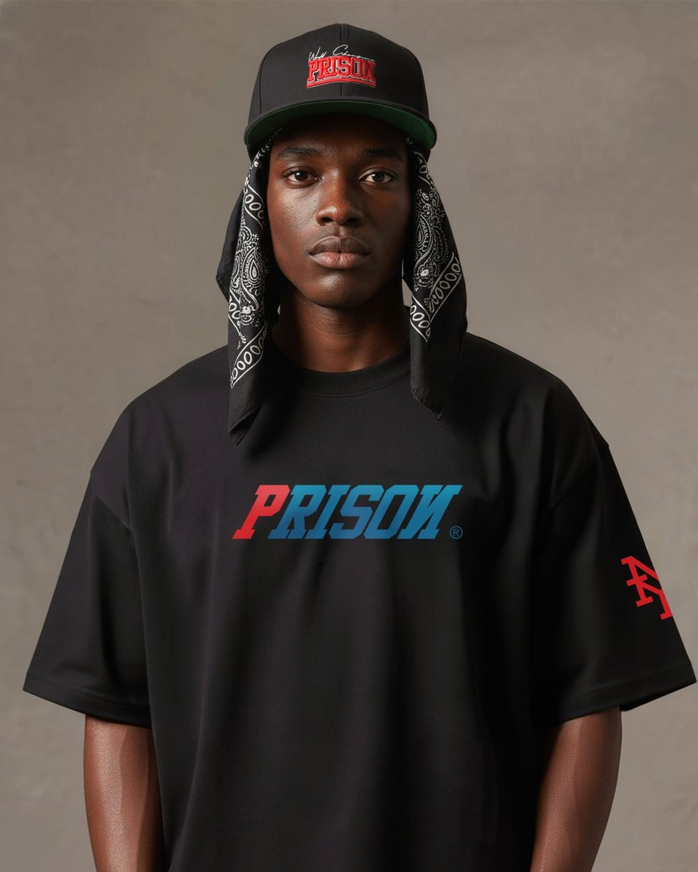 Camiseta oversized masculina dual colors