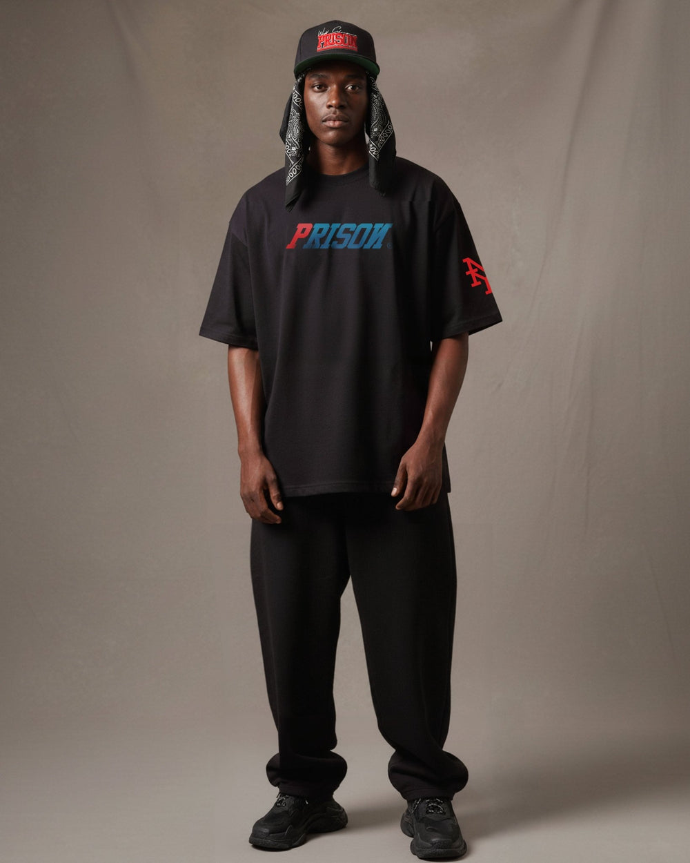 Camiseta oversized masculina dual colors