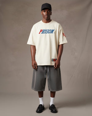 Camiseta oversized masculino off white - Prison®Camiseta