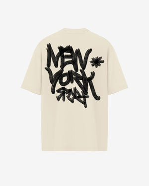 Camiseta oversized new york off white. - Prison®Camiseta