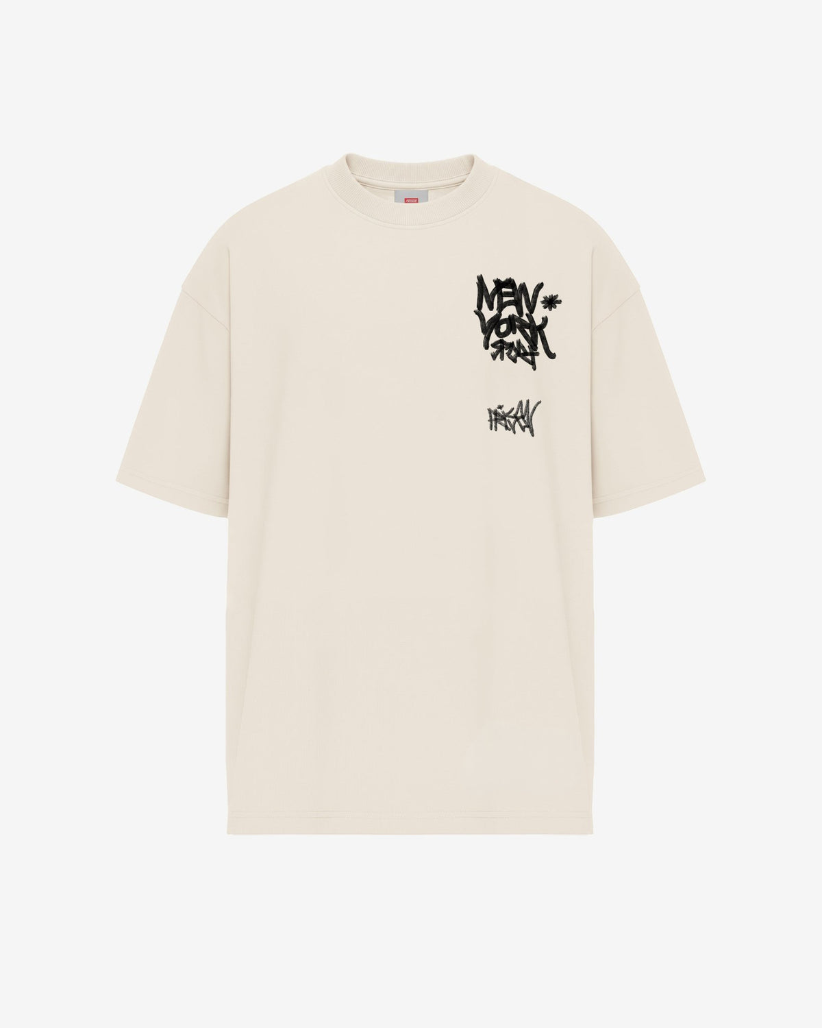 Oversized new york off white t-shirt.